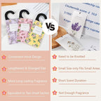 ROSE COTTAGE Large 12 Packs Fresh Linen Hanging Closet Deodorizer Air Freshener Long Lasting Scented Sachets Smell Goods for House