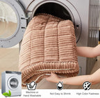 Couch Cover for Dogs Washable, Fuzzy Pet Couch Covers for 3 Cushion Sofa Pet Friendly, Non Slip Sofa Cover (Dark Brown, 27.6" x 59"/70 x 150cm)