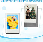 PATIKIL 2x3 Fridge Magnetic Frame, 5Pcs Mini Picture Frames Photo Frame Instant Film Small Picture Holder for Fujifilm Refrigerator, Black