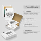 SIGNWIN Framed Country Farmhouse Vibrant Bison Wall Art, Set of 4 Silhouette Animals Wall Decor Prints, Wilderness Nature Wall Décor for Living Room, Bedroom - 8"x10" White