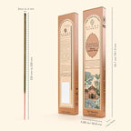 Incense Sticks, Himalayan Cedarwood Incense, Made with Natural Ingredients, Hand Rolled Aromatic Masala, 40 Stick Pack, 45-60 Minute Burn Time, Best for Home Fragrance, Meditation, Yoga, Relaxation