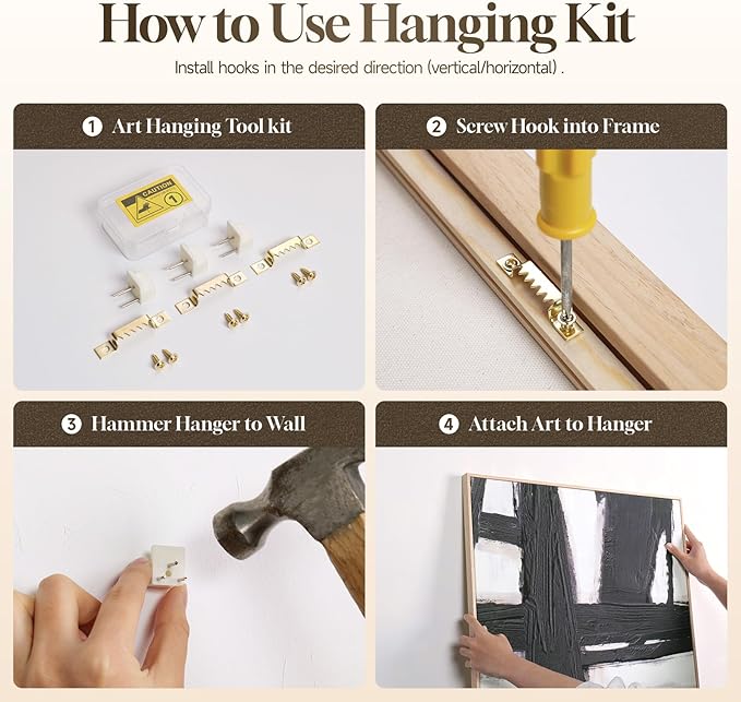 Framed Extra Large Colorful Abstract Wall Art for Living Room, Modern Horizontal Bright Canvas Prints Paintings Artwork for Walls, Bold Color Pictures for Hallway Dining Bedroom Office Wall Decor 30x60 In