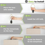 Set of 2 Touch Control Table Lamp with 2 USB Ports, 3-Way Dimmable Modern Nightstand Lamp Sets Bedside Touch Desk Lamp with Fabric Cream Shade for Bedroom Table Living Room Reading, Included Bulbs