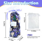DIY Purple Moon Goddess, Sachet Kitl Floral Fragranc,5 mesh Bags+Dried Flowers| Potpourri Bags, Scented Potpourri Bowl Fillers,Dried Flowers,Home Fragrance Sachet of Petal, Vase Decor.