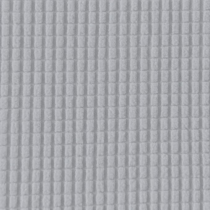 Easy-Going 6 Pieces Recliner Loveseat Stretch Sofa Slipcover Sofa Cover Furniture Protector Couch Soft with Elastic Bottom Kids, Spandex Jacquard Fabric Small Checks Silver Gray