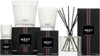 NEST New York Reed Diffuser, Moroccan Amber - 5.9 fl oz - Fragrance for Up to 90 Days - Reusable, Refillable Glass Holder - Includes 8 All-Natural Reed Sticks - Flame Free