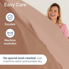 Twin Sheets Set 4 Piece - Includes 2 Pillowcases - Bed Sheets Twin Size - Soft Hotel Luxury Bedding - Cooling, Comfy, Cozy and Breathable - 1 Flat & 1 Fitted & 2 Pillowcases w/ Deep Pockets - Mauve