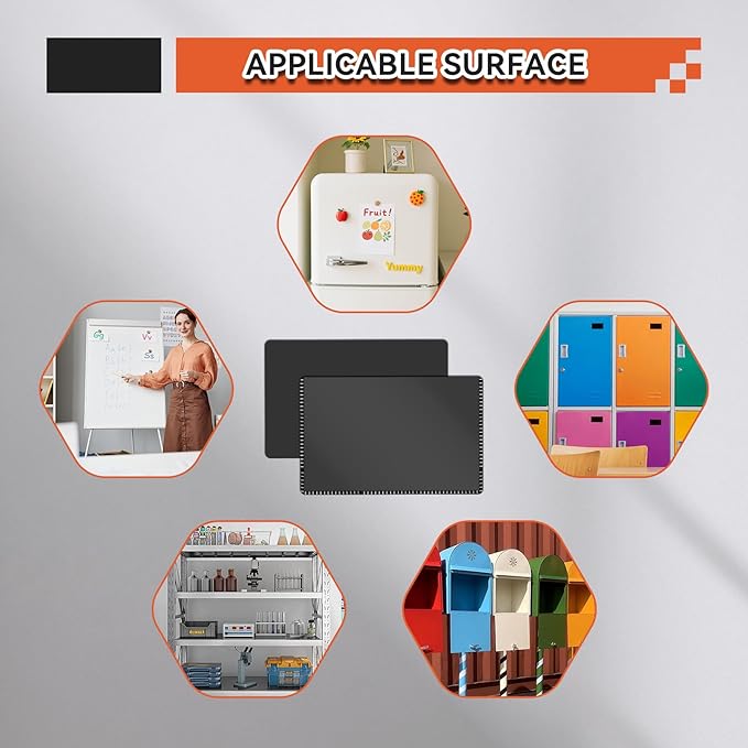 Magnetic Index Card Holder 3X5,Magnet Frames for Photos,Flashcards,Quick Notes 10PCS