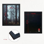 VCK 16x20 Poster Frames 3 Pack Black MDF Wood and Polished Plexiglass Frame,Display Pictures in Horizontal and Vertical