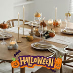 Candlestick Holders, Taper Candle Holders Set of 6, Vintage Gold Candle Sticks Holder Decor for Table Centerpiece, Fireplace Mantel, Weddings & Housewarming Décor with Gift Box