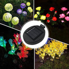 Solar Lantern Top LED Panel Lantern Lid Lights Replacement Part for Outdoor Flower DIY Solar Flower Lights Garden Patio Decor (4PCS)
