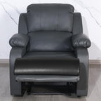 HOMBYS PU Leather Recliner Leg Rest Cushion, Bolster Foot Pillow for Legs, Recliner Foot Pillow, Multipurpose Half Moon Leg Pillow & Back Lumbar Support Cushion for Bed, Chair, Sofa-23"x10"x4"