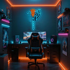 Axe Neon Sign for Wall Decor – USB Powered LED Axe Light with Dimmer, Viking Wall Art Accent for Man Cave, Gaming Room Decor, Gift for Men