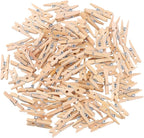 DECORA Sturdy 1 Inch Mini Wooden Craft Clothespins 100pcs