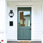 Muskoka Lifestyle Products Black Outdoor Weatherproof Wall Sconce Light Fixture, Rustic Porch Light, Entryway Light, Outdoor Wall Sconce Lantern