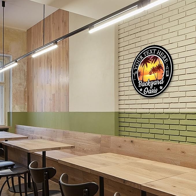 Personalized Metal Sign - Custom Name Wall Decor for Indoors/Outdoors, Last Name Sign 10-36 Inch, Rust-Proof Steel, Perfect Housewarming & Wedding Gift - MADE IN USA