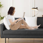 Oubonun 20"x20" Pillow Inserts (Set of 4) - 100% Cotton Cover, Square Throw Pillow Inserts for Couch, Sofa, Bed - Decorative 20 Inch White Pillow Inserts