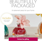 AGRARIA PetiteEssence Flower and Reed Diffuser Set, Hand Crafted Sola Flower Botanical Home Fragrance, Scented Oil Gift Set for All Occasions