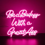 Neon Sign, Neon Signs for Wall Decor Pink Neon LED Signs Room Neon Light Up Signs Home Decor for Bedroom Club Party Bars Shop USB Operated