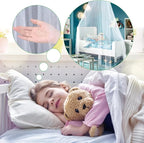 Mosquito Net Bed Canopy for Girls,King Canopy Bed Curtains Queen Size from Ceiling,Dome Mosquito Netting Bed Tent Twin Girls Canopy Bed Decor for Baby Crib,Kid Bed and Adult Beds (White-Dome1)