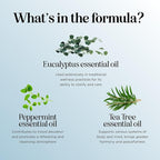 Breathe Essential Oil for Diffuser - Invigorating and Refreshing Breathe Essential Oil Blend with Eucalyptus Peppermint Tea Tree and Mint for Diffusers for Home and Shower Aromatherapy (2 Fl Oz)