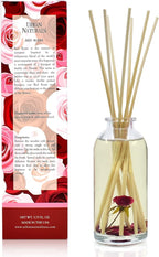 Urban Naturals Red Roses Reed Diffuser Oil Gift Set| Floral Scented Sticks Room Freshener for Bathroom, Kitchen & Bedroom | Great Idea