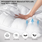 ZUBISU Standard Size Luxury White Goose Down Pillow,800 Fill Power Fluffy and Soft Hotel Feather Pillow,Ideal Bed Pillows for Side Sleepers,Pack of 1 (Standard, White)