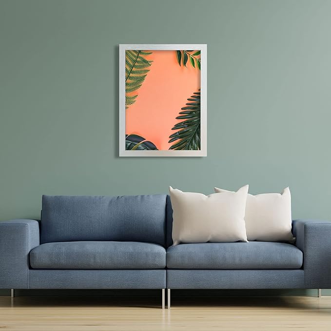 VCK 18x24 Poster Frames 3 Pack White MDF Wood and Polished Plexiglass Frame,Display Pictures in Horizontal and Vertical…