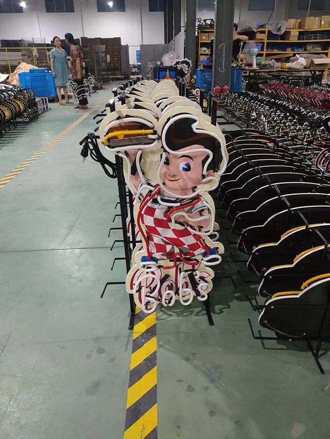 Neon Signs Beer Bar Bedroom Larger Welcome To Las Vegas Glass Neon Signs for Office Pub Cafe Party Man Cave Neon Light Art Wall Lights 24 X 20 Inches