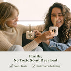 Enviroscent Non-Toxic Air Freshener for Home (Lemon Leaf & Thyme) Essential Oil Diffuser | Air Freshener & Room Freshener | Home Fragrance Last Over 30 Days | 8 Scent Stix Refills