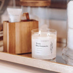 Calyan Wax Co. 2 Wick Candle, Texas Bluebonnets Scented Candle, 37 Hour Burn Time, Aromatherapy Soy Candles, Non Toxic & Vegan Soy Wax, Glass Tumbler Scented Candles, 12.5oz