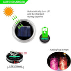 ZNYCYE Mason Jar Solar Lights for Outside, 12 Pack 30LED Fairy Firefly Lights Mason Jar Solar Lids Outdoor Waterproof String Lights with Hangers(NO Jars) for Patio Garden Yard Lawn Decor(6 Colors)