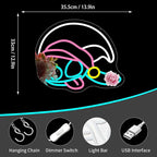 Neon Sign, Neon Signs for Wall Decor Cute LED Signs for Man Cave Game Room Kids Home Decor Bar Beer Sign - USB Powered