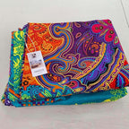 ABREEZE 3Pcs Bohemia Retro Bedding Ethnic Vintage Floral Duvet Cover Boho Bedding 100% Brushed Cotton Bedding Sets Damask Paisley Coloful Mandala Down Comforter Cover,Twin