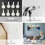 KAIRNE Framed Large Landscape Wall Art,Abstract Forest Prints Paintings,Watercolor Blue Mountain Lake Canvas,Nature Scenery Textured Artwork for Living Room Bedroom Home Office Gallery Decor,16”X24”