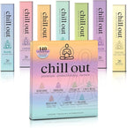 Mecka Chill Out Aromatherapy Incense Sticks Gift Set | Set of 7 Unique Scents- 140 Insence-Sticks for Yoga, Relaxation, Meditation & Positivity | Premium Organic and Slow Burning Insenses