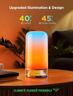 Govee RGBIC Smart Table Lamp 2, Touch Bedside Small Table Lamp Work with Matter, Alexa, LED Desk Lamp with 64 Scene Modes, Color Changing Lamp for Bedroom Living Room Dimmable Night Light(Corded)