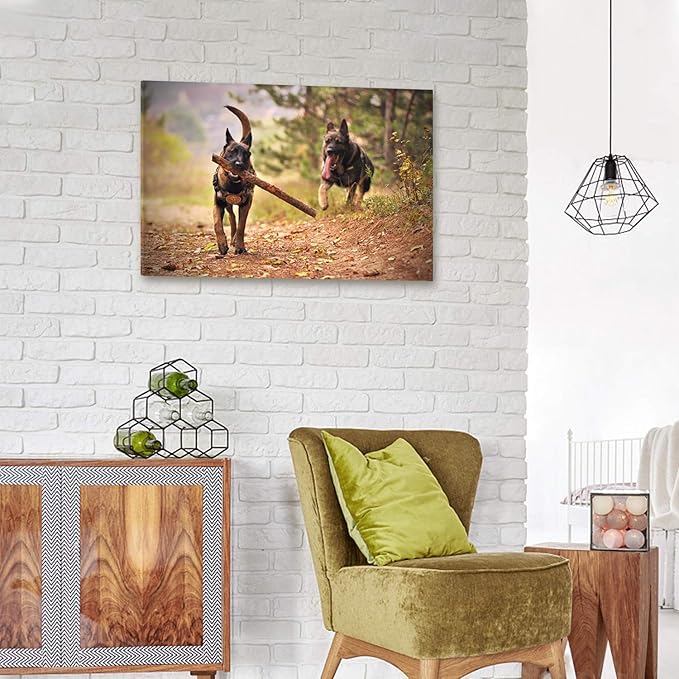 Personalized Photo to Canvas Print - Canvas Prints With Your Photos on Custom Wall Art for Bedroom, Living Room, Wedding Baby Pet Family Picture Framed Wall Art (12" W x 8" H)