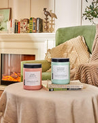 M&SENSE Candle Oceanic Breeze Scented, 19.4oz 110 Hour Long Lasting 2 Wick Pineapple & Mango Scent Natural Soy Candles for Home Scented for Stress Relief & Women/Men