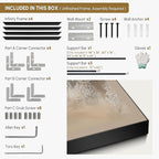 SIGNWIN 60"x72" Extra Large Framed Wall Art Misty Forest in Sepia Tones, Watercolor Woodland Landscape for Home Living Room Bedroom Decor (Frame Assembly Required)