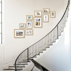 10 Pack Picture Frames Collage Wall Decor - Gallery Wall Frame Set with Mat for Wall Mounting or Tabletop Display, Including Two 8x10, Four 5x7, Four 4x6 Photo Frames, Real Glass