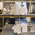 Guichifun Fairy Statue Collection Home Decoration - White Leaf Angel Girls Resin Home Decor for Outside or Inside Rustic Garden Outdoor Yard Decorations Figurines Memory Gift 7.5 x 4.5 x 11.5 Inch