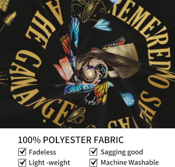 Bapcoku She Remembered Who She Was And The Game Changed Positive Quotes Tapestry Inspirational Gift Wall Decor for Bedroom,Uplifting Encouragement Gifts Butterfly Gifts for Women Teens Girls 60x50in