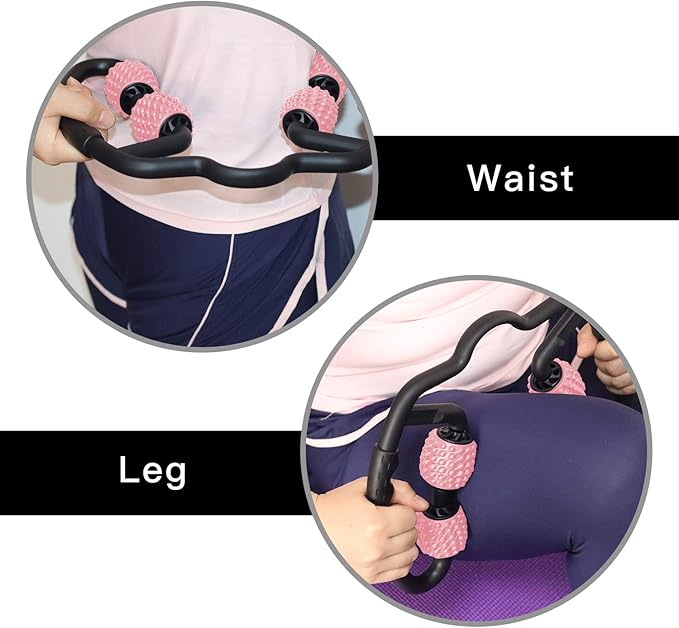 Cellulite Massage Tool Deep Fascia Massager & Dimpled Skin Remover for Legs - Anti-Cellulite Roller Tech with Lymphatic Drainage, Smooth Skin & Pain Relief for Thighs & Buttocks Sculpting