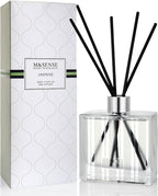 M&SENSE Jasmine & Vanilla Reed Diffuser Set - 7.04 oz Scented Diffusers for Home, Fragrance Oil Aroma with Sticks, Shelf Decor Housewarming Gifts for Bedroom Bathroom