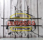 Best Burgers In Town Neon Signs Hamburger Sign Beer Glass Neon Signs for Man Cave Birthday Neon Light Art Wall Lights 24 X 20 Inches