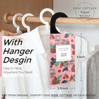 ROSE COTTAGE Large 12 Packs Sugar Grace Hanging Closet Deodorizer Air Freshener Long Lasting Scented Sachets Smell Goods for House