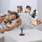 Photo Tree Holder with Metal Base,12 Clips Flexible & Durable Branches Money Trees Gift Card Holder with Clips,Picture Trees to Hold Photos for Christmas Wedding Greeting Birthday Party Gift