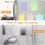 30 Pieces Self-Adhesive Clips Wall Tapestry Clips Sticky Plastic Photo Small Hanging Spring for Poster Photo Wall Teacher Student Home Applications(Clear)