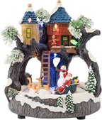 Christmas Village - Light up Tree House